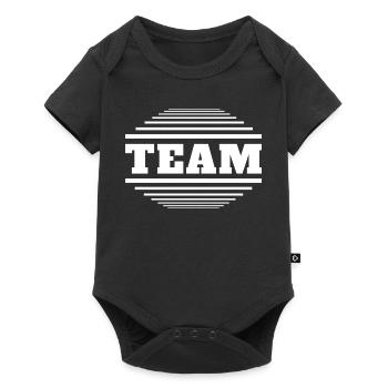 Équipe - Body à manches courtes Premium Bébé - noir - Devant