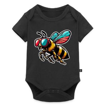 Abeille - Body à manches courtes Premium Bébé - noir - Devant