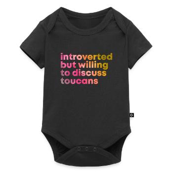 Toucan - Baby Premium short-sleeve bodysuit - black - Front
