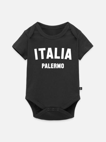 ITALIE PALERME Italie - Body à manches courtes Premium Bébé - noir