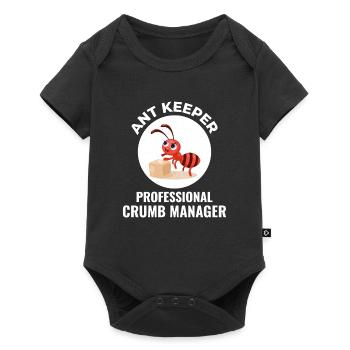 Ant Keeper Ant Lover Entomologist Insect Collector - Baby Premium short-sleeve bodysuit - black - Front