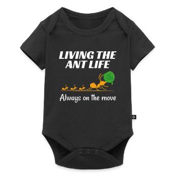 Ant Keeper Ant Lover Entomologist Insect Collector - Baby Premium short-sleeve bodysuit - black - Front