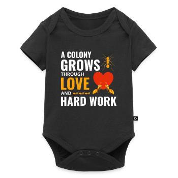 Ant Keeper Ant Lover Entomologist Insect Collector - Baby Premium short-sleeve bodysuit - black - Front