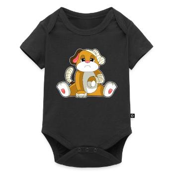 Dog Bandage - Baby Premium short-sleeve bodysuit - black - Front