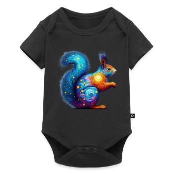 Squirrel - Baby Premium short-sleeve bodysuit - black - Front