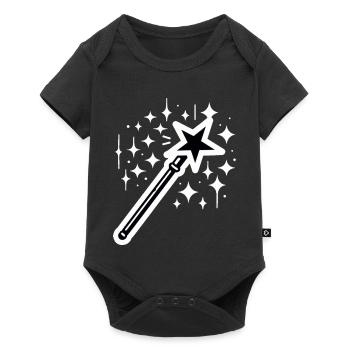 Magic Wand - Baby Premium short-sleeve bodysuit - black - Front