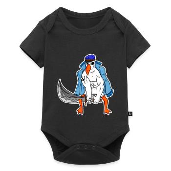 Muscles de la mouette - Body à manches courtes Premium Bébé - noir - Devant