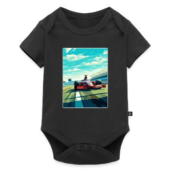 Magny Cours Circuit Motorsport Race France Travel - Baby Premium short-sleeve bodysuit - black - Front