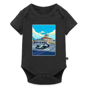 Sochi Circuit Motorsport Race Russian Travel Card - Baby Premium short-sleeve bodysuit - black - Front