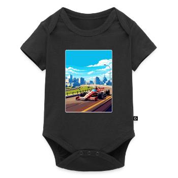 Montreal Circuit Motorsport Race Canada Travel WPA - Baby Premium short-sleeve bodysuit - black - Front