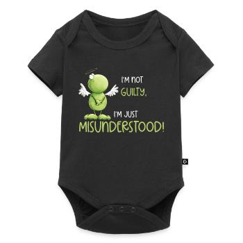 Frog Angel Innocence Misunderstanding - Baby Premium short-sleeve bodysuit - black - Front