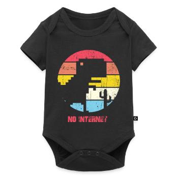 No Internet Sunset City Silhouette - Baby Premium short-sleeve bodysuit - black - Front