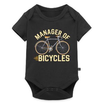 Responsable de la conception des vélos - Body à manches courtes Premium Bébé - noir - Devant