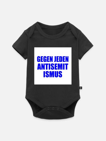 gegen jeden antisemitismus - Baby Premium Kurzarmbody - Schwarz