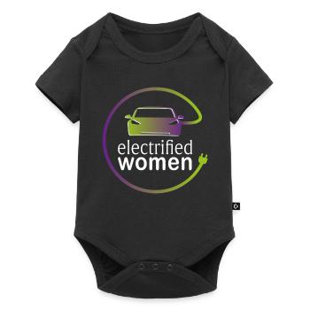 electrified women - Baby Premium Kurzarmbody - Schwarz - Vorne