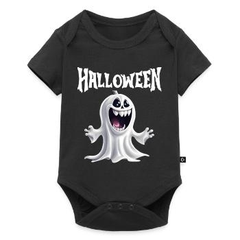 Halloween, Ghost, Celebrate Halloween - Baby Premium short-sleeve bodysuit - black - Front