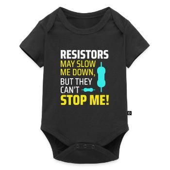 Electrician Humor Electrical Technician Engineer - Baby Premium short-sleeve bodysuit - black - Front