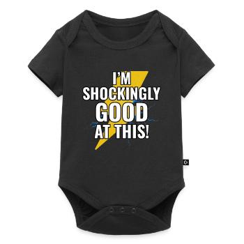 Electrician Humor Electrical Technician Engineer - Baby Premium short-sleeve bodysuit - black - Front