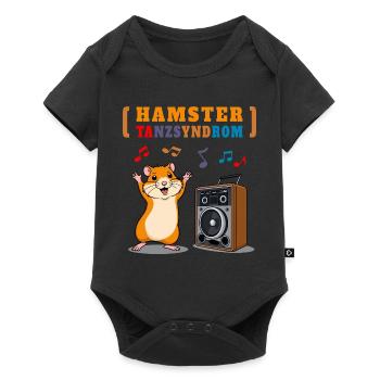 Syndrome de la danse du hamster - Body à manches courtes Premium Bébé - noir - Devant
