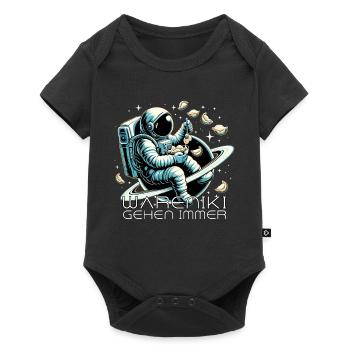 Vareniki Astronaut Yummy Gift - Baby Premium short-sleeve bodysuit - black - Front