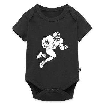 Football Player - Baby Premium short-sleeve bodysuit - black - Front