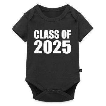 Class of 2025 - Baby Premium Kurzarmbody - Schwarz - Vorne