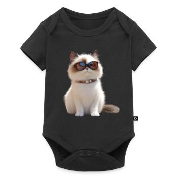 Ragdoll Cat Ragdoll Cat Cute Ragdoll Cats - Baby Premium short-sleeve bodysuit - black - Front