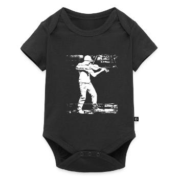 Croquis de violoniste - Body à manches courtes Premium Bébé - noir - Devant