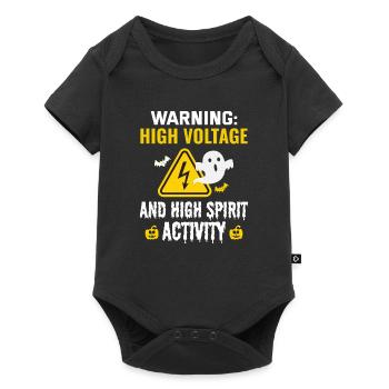 Electrician Halloween: High Voltage, High Spirit - Baby Premium short-sleeve bodysuit - black - Front