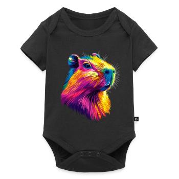 Capybara Be Capy Capybara Drôle Capybara - Body à manches courtes Premium Bébé - noir - Devant