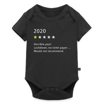 2020 - Body à manches courtes Premium Bébé - noir - Devant