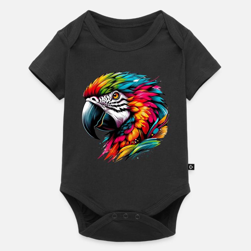 Perroquet - Body à manches courtes Premium Bébé - noir
