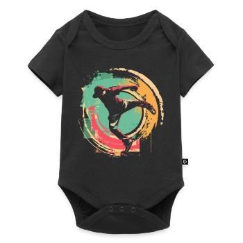 Oldschool B-Boy - Baby Premium short-sleeve bodysuit - black - Front
