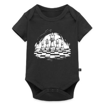 Chess Drawing - Baby Premium short-sleeve bodysuit - black - Front
