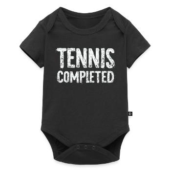 Chemise de tennis Sweat à capuche Tennis Terminé - Body à manches courtes Premium Bébé - noir - Devant