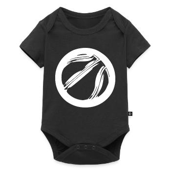 Basketball Ball Sketch - Baby Premium short-sleeve bodysuit - black - Front