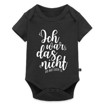 It wasn't me, that was so irony, sarcasm - Baby Premium short-sleeve bodysuit - black - Front
