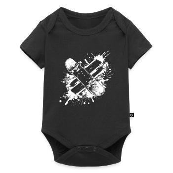 Skateboarding - Baby Premium Kurzarmbody - Schwarz - Vorne