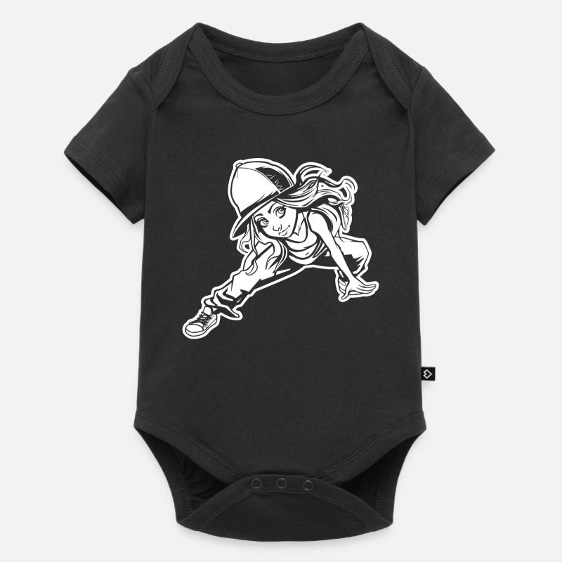 Breakdancer - Body à manches courtes Premium Bébé - noir
