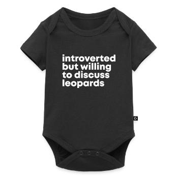 Leopard - Baby Premium short-sleeve bodysuit - black - Front