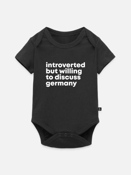 Deutschland Deutschland Deutschland - Baby Premium Kurzarmbody - Schwarz