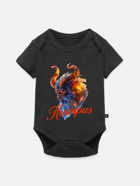 Wilder Krampus - Baby Premium Kurzarmbody - Schwarz