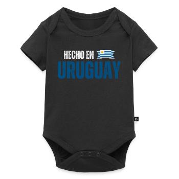 Fabriqué en Uruguay, fierté uruguayenne - Body à manches courtes Premium Bébé - noir - Devant