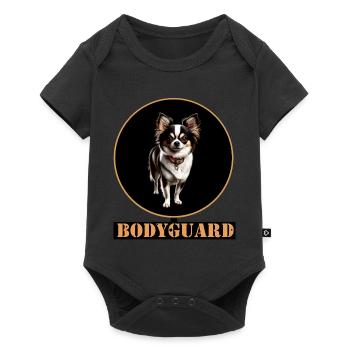 Garde du corps Chihuahua Circle - Body à manches courtes Premium Bébé - noir - Devant