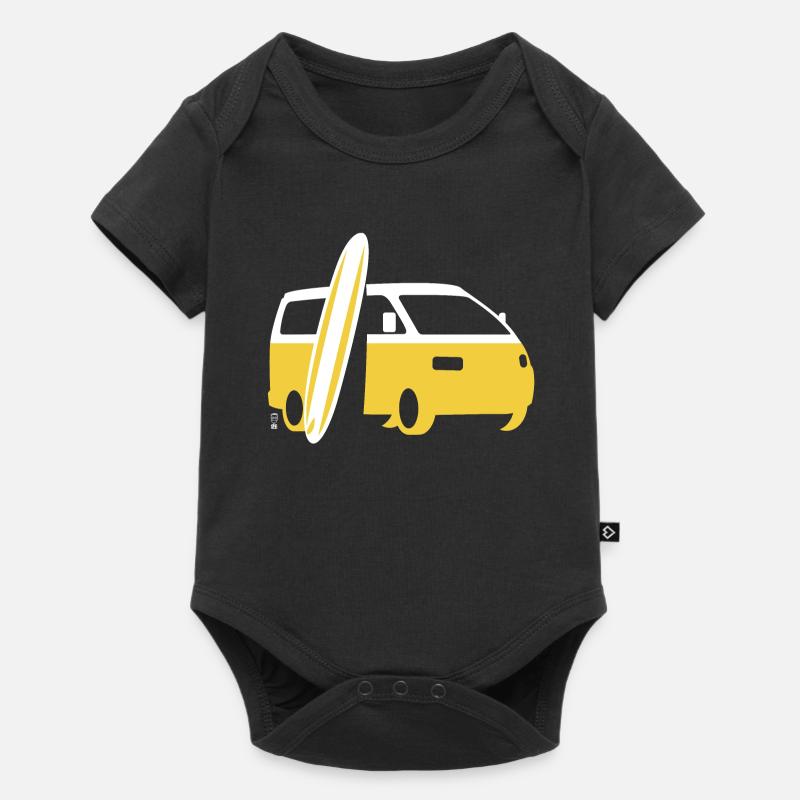 Vanlife & Surf - Body à manches courtes Premium Bébé - noir