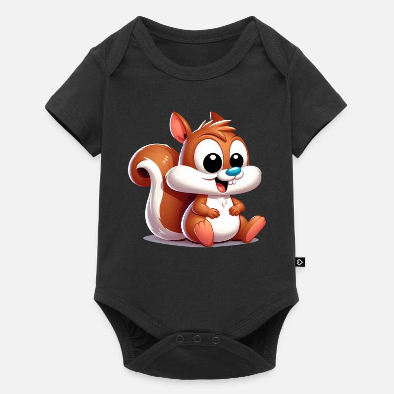 Squirrel - Baby Premium short-sleeve bodysuit - black