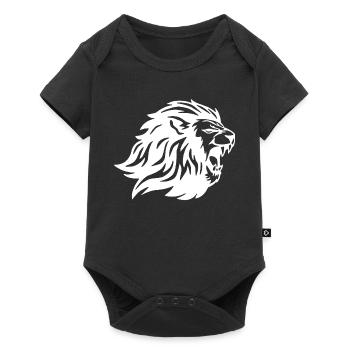 The King of the Animals (white) - Baby Premium short-sleeve bodysuit - black - Front
