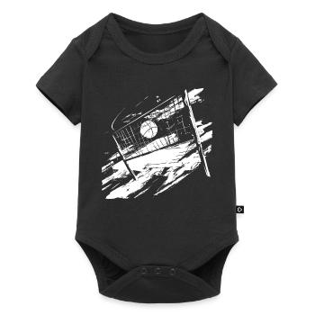 Croquis de volley-ball - Body à manches courtes Premium Bébé - noir - Devant