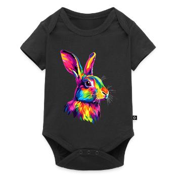 Bunny Rabbit Lover Hare Bunny Cute Bunnies - Baby Premium short-sleeve bodysuit - black - Front