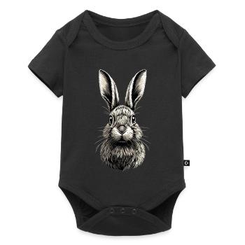 Lapin Lapin Lover Lièvre Lapin Mignons Lapins - Body à manches courtes Premium Bébé - noir - Devant